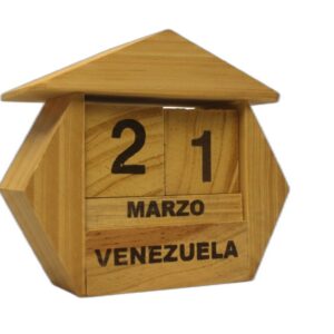 Calendario en Madera