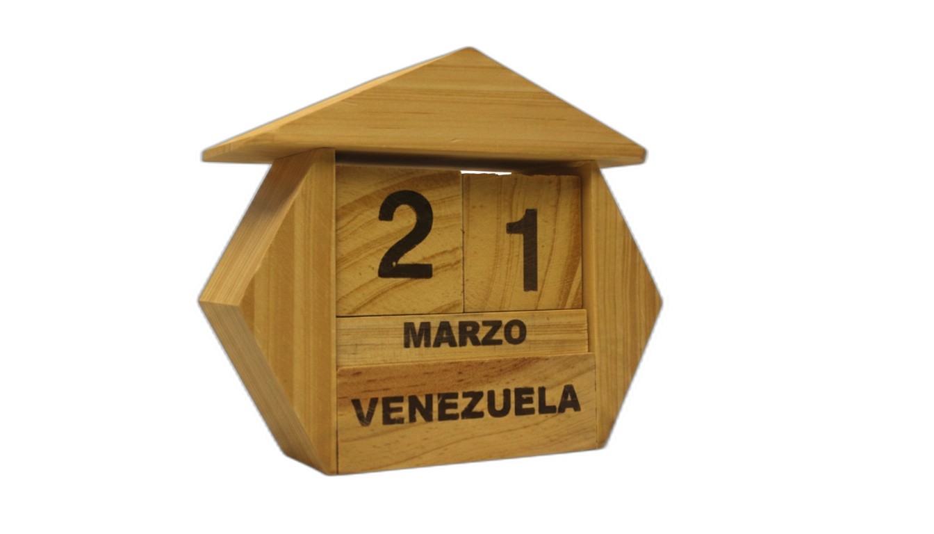 Calendario en Madera