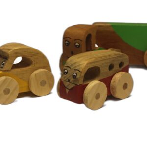 Carritos de Madera. Juguete Artesanal