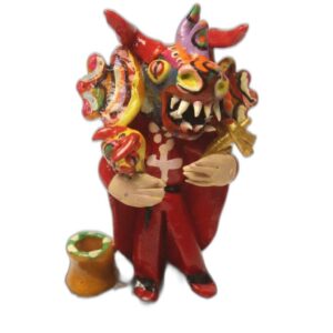 Estatuilla Diablos de Yare Lengua Roja