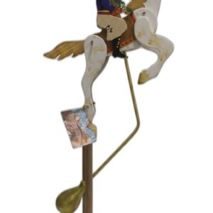 Figura Decorativa Manuelita Saenz Autómata de Madera