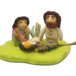 Nacimiento Hecho a Mano de Lana