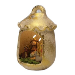 Nacimiento de Cerámica. Pieza Decorativa Pequeña Hecha a Mano