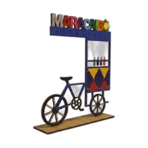 Pieza Decorativa Carrito de _raspao Maracucho Azul_