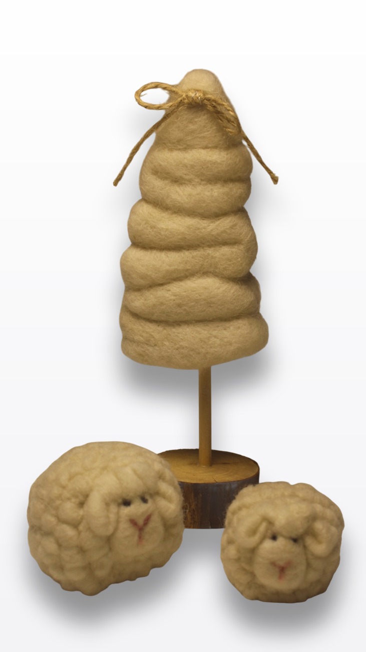 Árbol de Navidad Tejido Lana