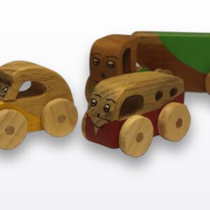 Carritos de Madera. Juguete Artesanal