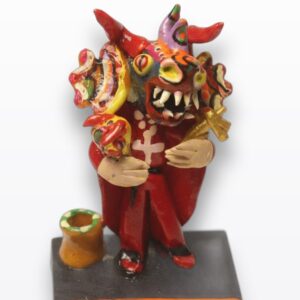 Estatuilla Diablos de Yare Lengua Roja