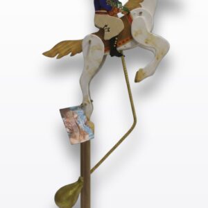 Figura Decorativa Manuelita Saenz Autómata de Madera