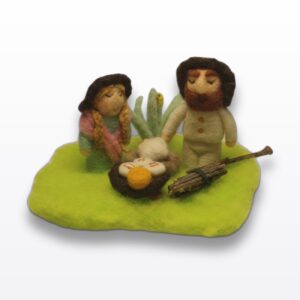 Nacimiento Decorativo Tejido de Lana