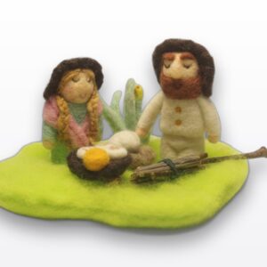 Nacimiento Hecho a Mano de Lana